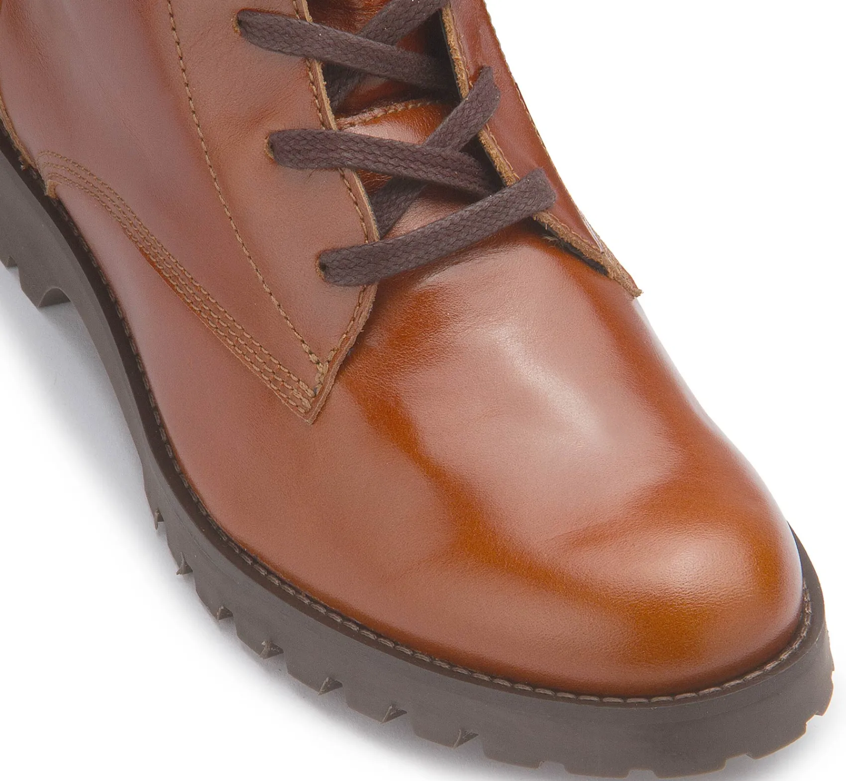 Stiefeletten|Horsch Schuhe Schnürboot in Übergrößen Braun
