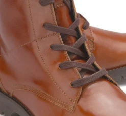 Stiefeletten|Horsch Schuhe Schnürboot in Übergrößen Braun