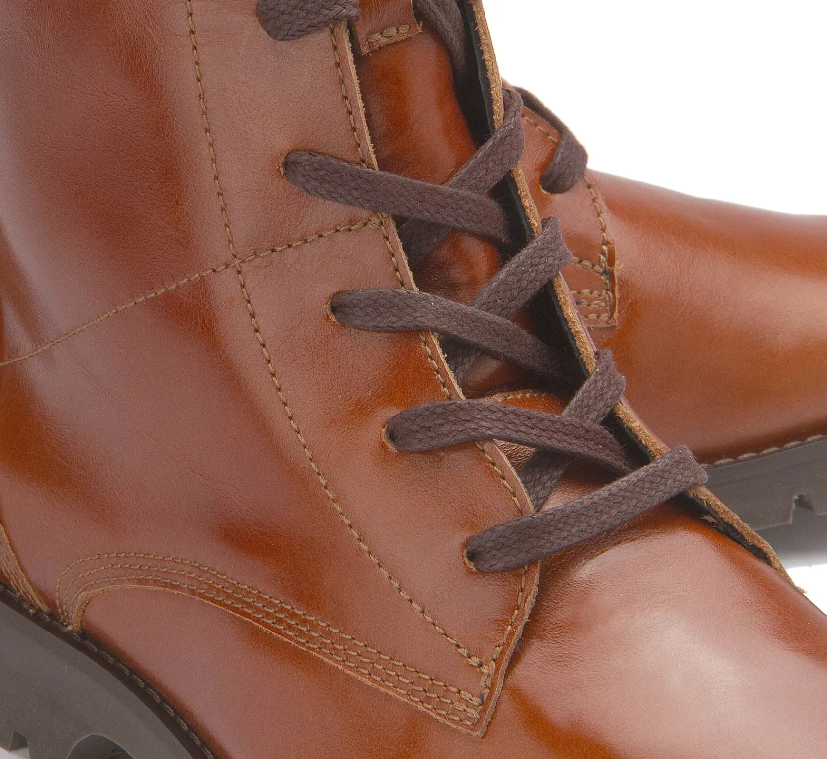 Stiefeletten|Horsch Schuhe Schnürboot in Übergrößen Braun