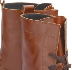 Stiefeletten|Horsch Schuhe Schnürboot in Übergrößen Braun