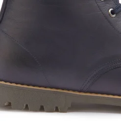 Stiefeletten|Boots|Horsch Schuhe Schnürboot in Übergrößen Blau