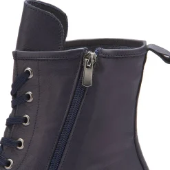 Stiefeletten|Boots|Horsch Schuhe Schnürboot in Übergrößen Blau