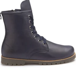 Stiefeletten|Boots|Horsch Schuhe Schnürboot in Übergrößen Blau