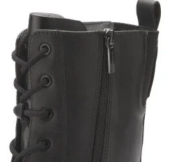 Stiefeletten|Schnürschuhe|Tamaris Schnürboot in Übergrößen Schwarz