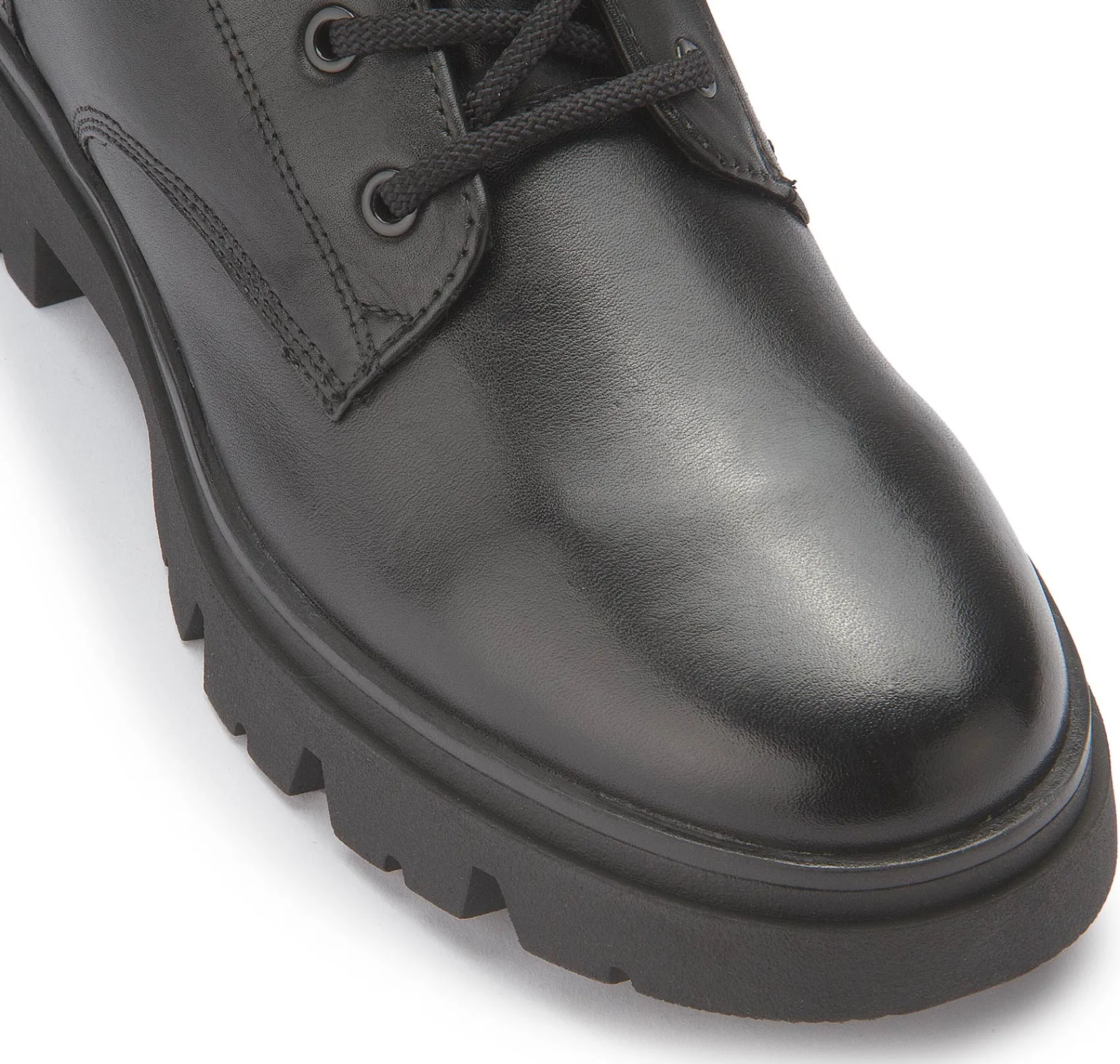 Stiefeletten|Schnürschuhe|Tamaris Schnürboot in Übergrößen Schwarz