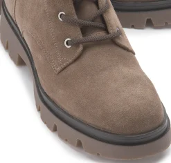 Stiefeletten|Schnürschuhe|Tamaris Schnürboot in Übergrößen Braun