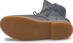 Stiefeletten|Horsch Schuhe Schnürboot in Übergrößen Blau