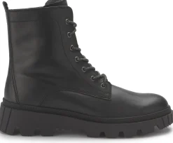 Stiefeletten|Boots|Gabor Schnürboot in Übergrößen Schwarz