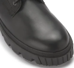 Stiefeletten|Boots|Gabor Schnürboot in Übergrößen Schwarz