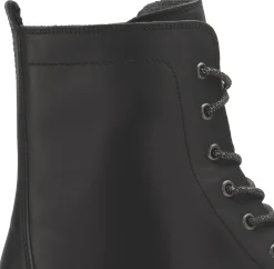 Stiefeletten|Boots|Gabor Schnürboot in Übergrößen Schwarz