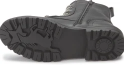 Stiefeletten|Mustang Damen Schnürboot in Übergrößen Schwarz