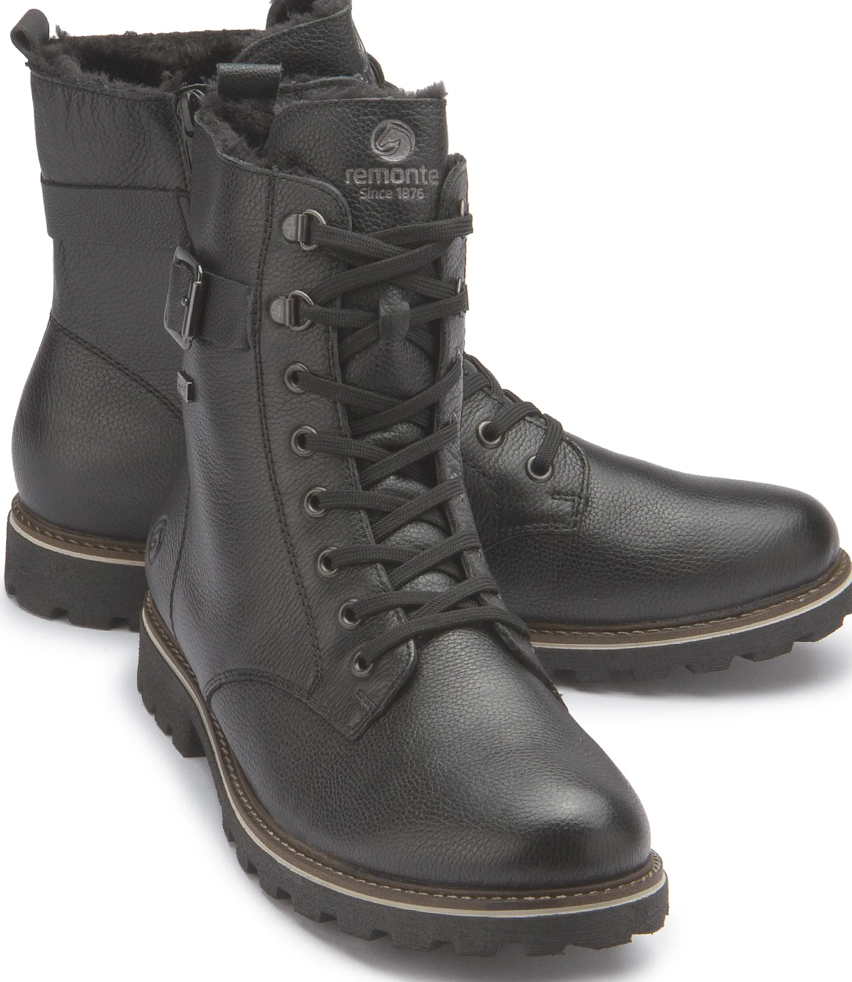 Stiefeletten|Remonte Schnürboot in Übergrößen