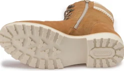 Stiefeletten|Boots|Remonte Schnürboot in Übergrößen Braun