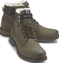 Stiefeletten|Mustang Schnürboot in Übergrößen
