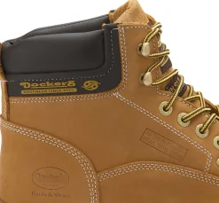 Stiefeletten|Boots|Dockers Schnürboot in Übergrößen Braun