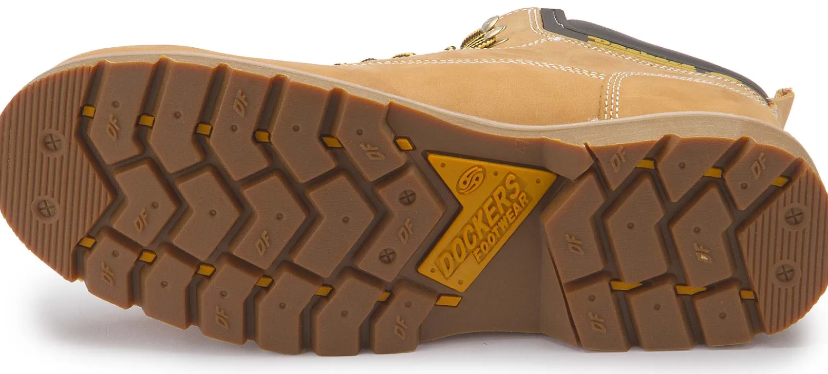 Stiefeletten|Boots|Dockers Schnürboot in Übergrößen Braun