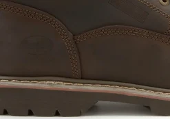 Stiefeletten|Boots|Dockers Schnürboot in Übergrößen Braun