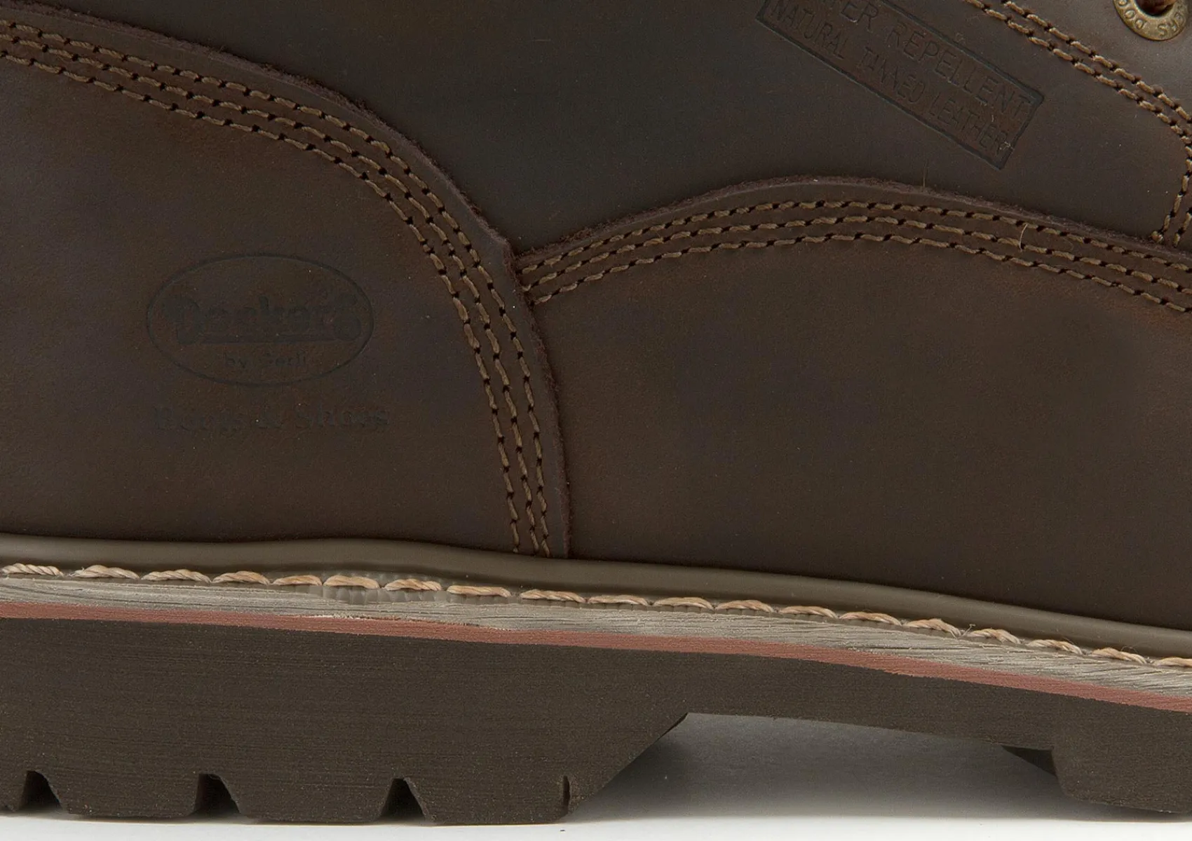 Stiefeletten|Boots|Dockers Schnürboot in Übergrößen Braun