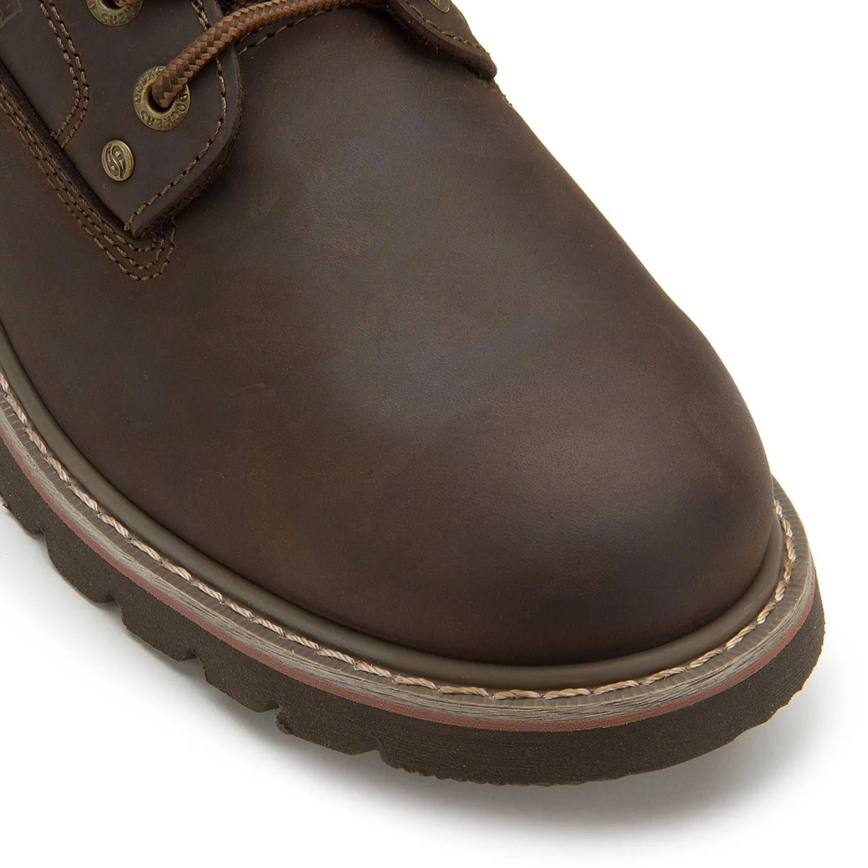 Stiefeletten|Boots|Dockers Schnürboot in Übergrößen Braun