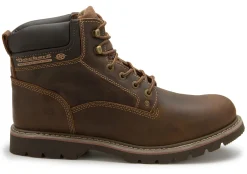 Stiefeletten|Boots|Dockers Schnürboot in Übergrößen Braun