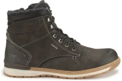 Stiefeletten|Boots|Mustang Herren Schnürboot in Übergrößen Grau