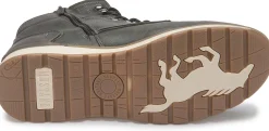 Stiefeletten|Boots|Mustang Herren Schnürboot in Übergrößen Grau