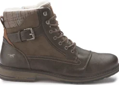 Stiefeletten|Schnürschuhe|Mustang Herren Schnürboot in Übergrößen Braun
