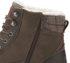Stiefeletten|Schnürschuhe|Mustang Herren Schnürboot in Übergrößen Braun