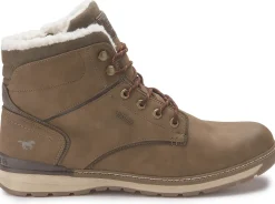 Stiefeletten|Schnürschuhe|Mustang Herren Schnürboot in Übergrößen Braun