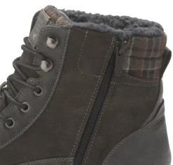 Stiefeletten|Schnürschuhe|Mustang Herren Schnürboot in Übergrößen Grau