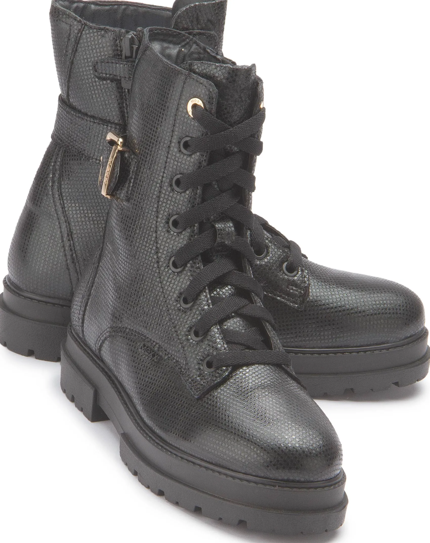 Stiefeletten|Schnürschuhe|Mexx Schnürboot in Untergrößen Schwarz