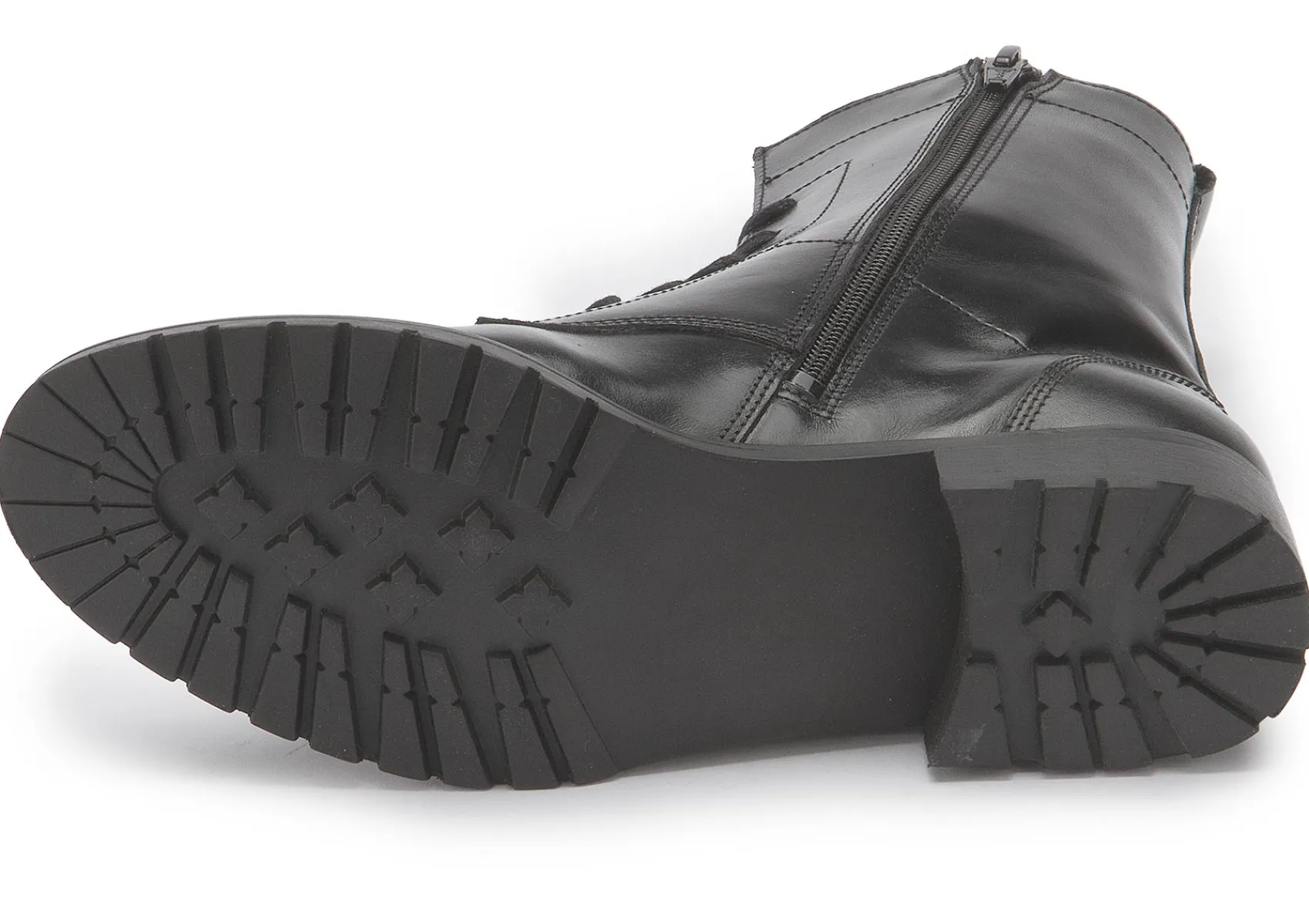 Stiefeletten|Horsch Schuhe Schnürboot in Untergrößen Schwarz
