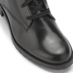 Stiefeletten|Horsch Schuhe Schnürboot in Untergrößen Schwarz