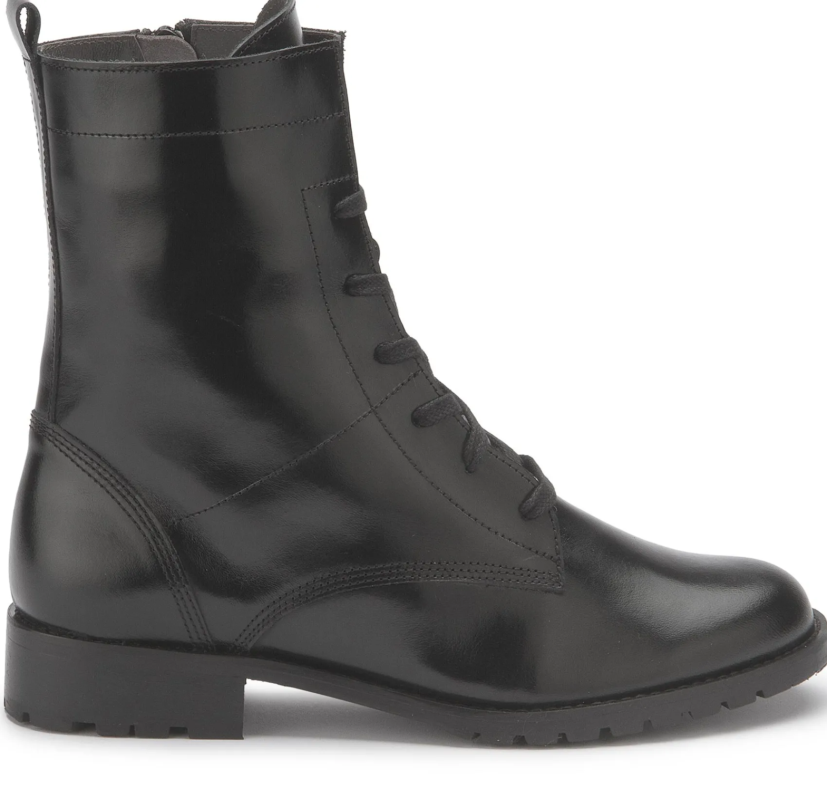 Stiefeletten|Horsch Schuhe Schnürboot in Untergrößen Schwarz