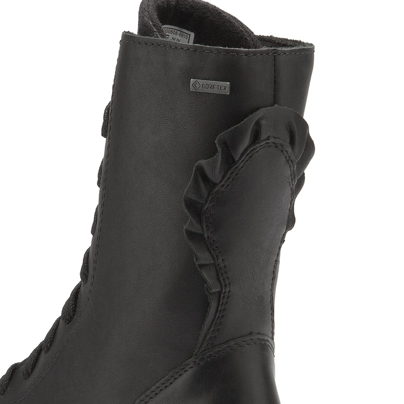 Stiefeletten|Superfit Schnürboot in Untergrößen Schwarz