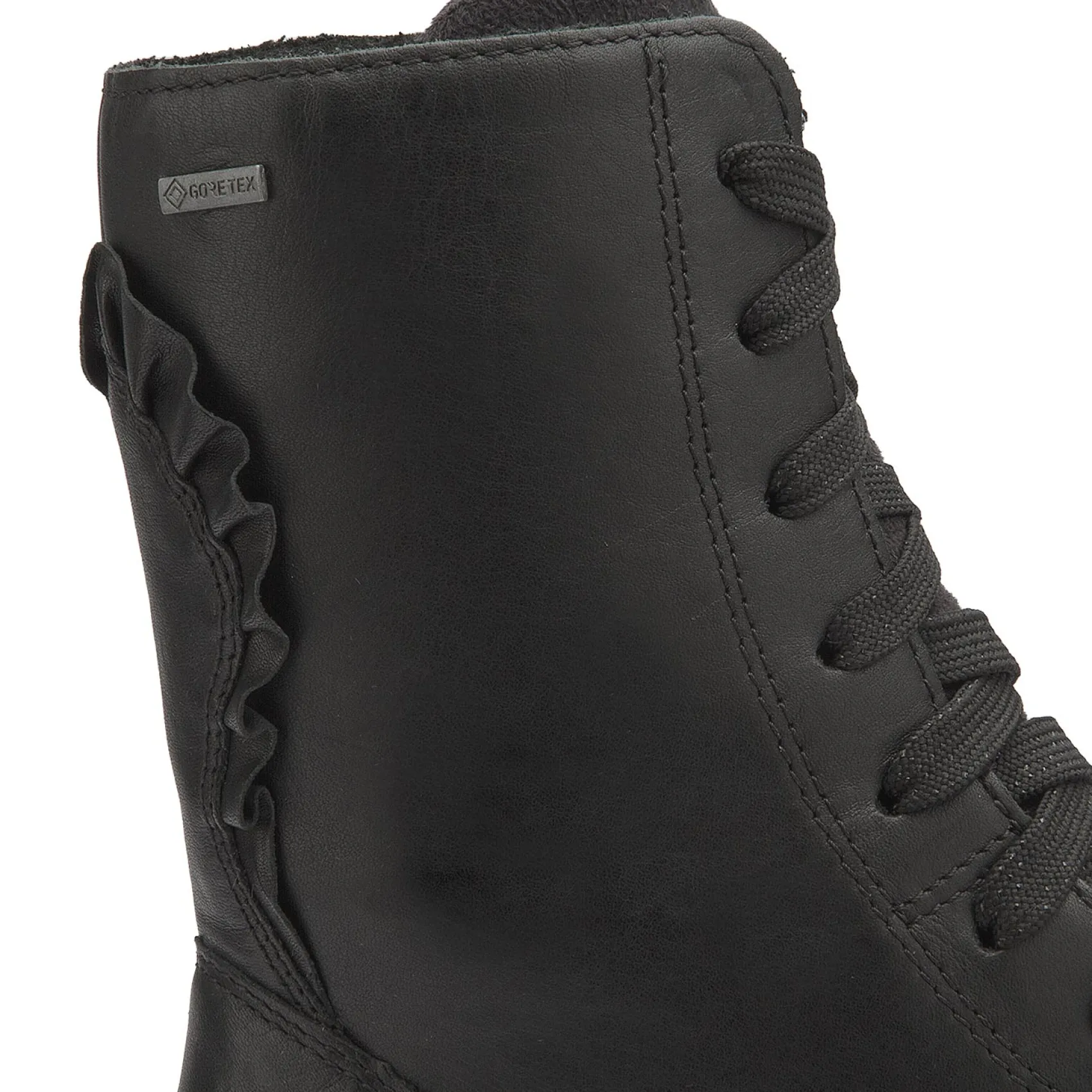Stiefeletten|Superfit Schnürboot in Untergrößen Schwarz