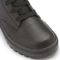 Stiefeletten|Superfit Schnürboot in Untergrößen Schwarz