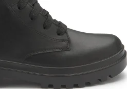 Stiefeletten|Superfit Schnürboot in Untergrößen Schwarz