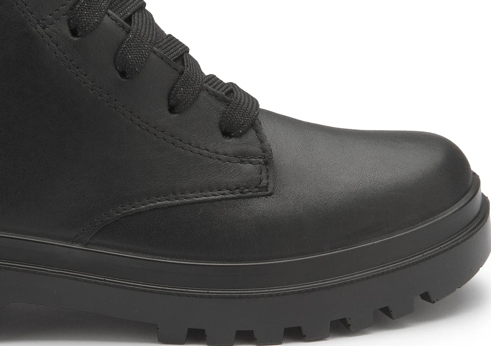Stiefeletten|Superfit Schnürboot in Untergrößen Schwarz
