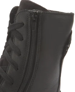 Stiefeletten|Superfit Schnürboot in Untergrößen Schwarz
