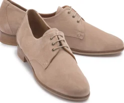 Schnürschuhe|Everybody Schnürschuh in Übergrößen Beige