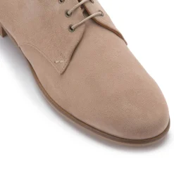 Schnürschuhe|Everybody Schnürschuh in Übergrößen Beige