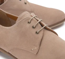 Schnürschuhe|Everybody Schnürschuh in Übergrößen Beige