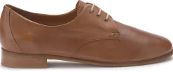 Schnürschuhe|Everybody Schnürschuh in Übergrößen Braun