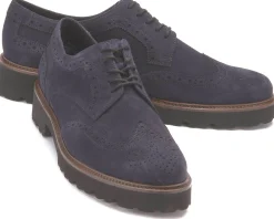 Schnürschuhe|Gabor Schnürschuh in Übergrößen Blau