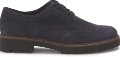 Schnürschuhe|Gabor Schnürschuh in Übergrößen Blau