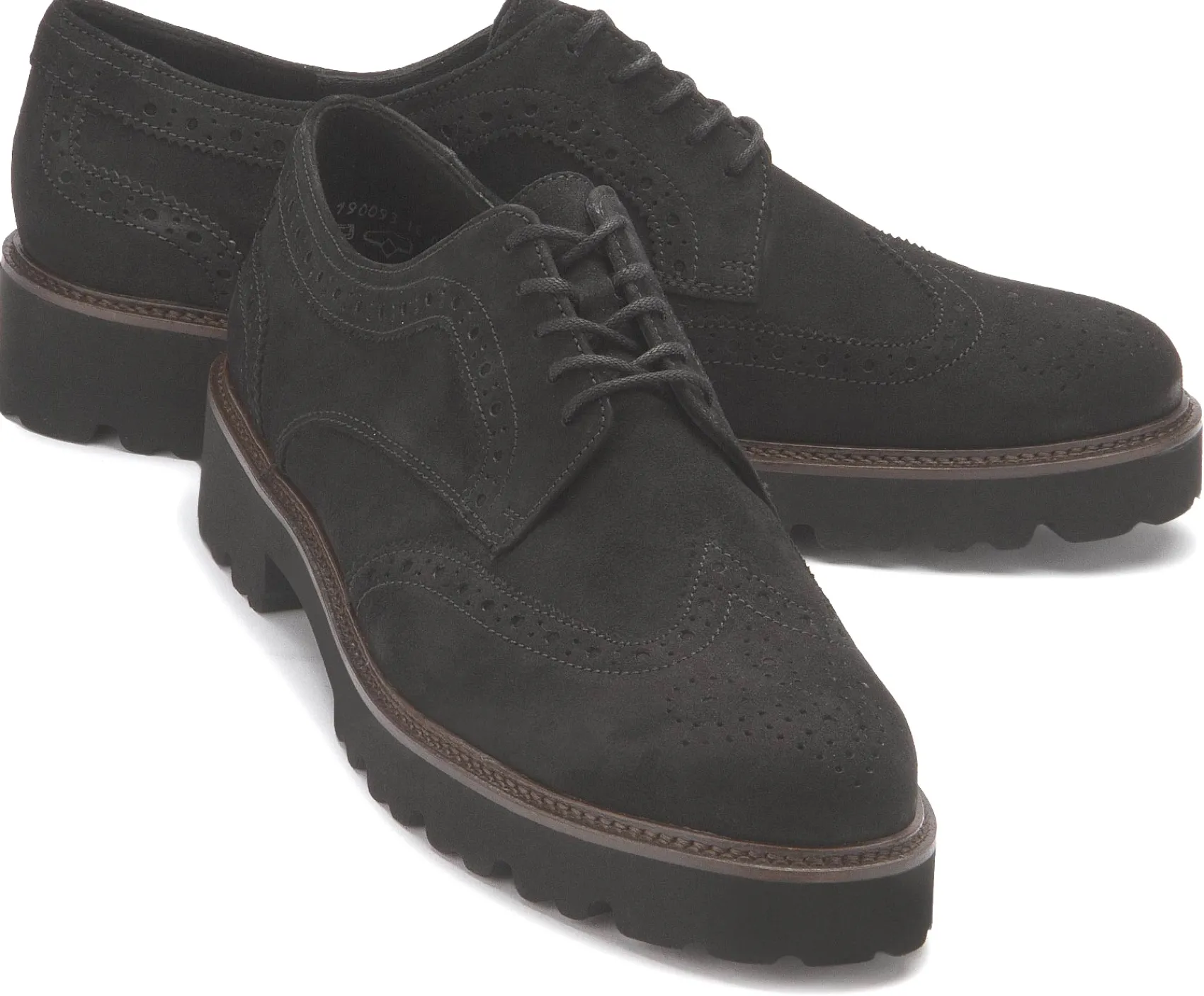 Schnürschuhe|Gabor Schnürschuh in Übergrößen Braun