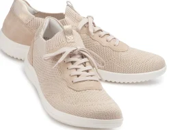 Sneaker|Schnürschuhe|Remonte Schnürschuh in Übergrößen Rosa