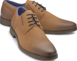 Schnürschuhe|Business-Schuhe|Fitters Herren Schnürschuh in Übergrößen Braun