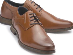 Schnürschuhe|Business-Schuhe|Fitters Herren Schnürschuh in Übergrößen Braun